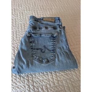 AG Anthropologie Jeans Women's Size 26R Blue Button Fly Adriano Goldschmied